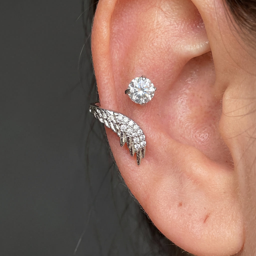 No.P001 WING EARRING
