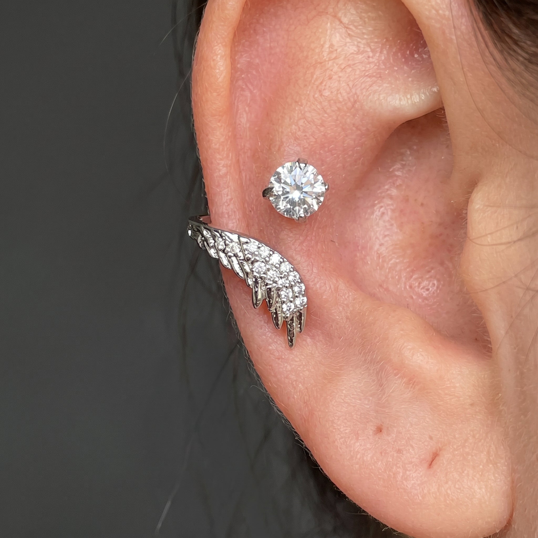 No.P001 WING EARRING