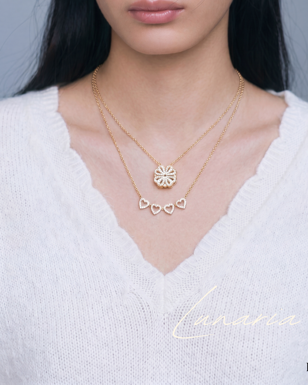 No.003 LOVE MAGNETIC PENDANT NECKLACE