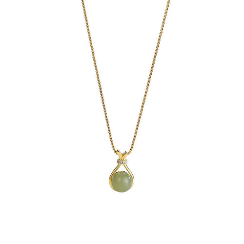 No.001  VINTAGE COLOR PENDANT NECKLACE