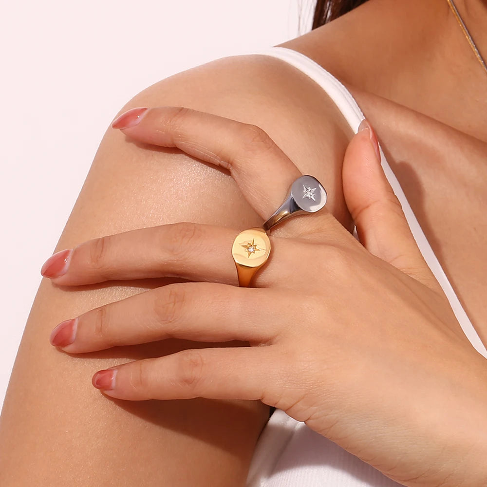 No.R003 Star Seal Ring Classic