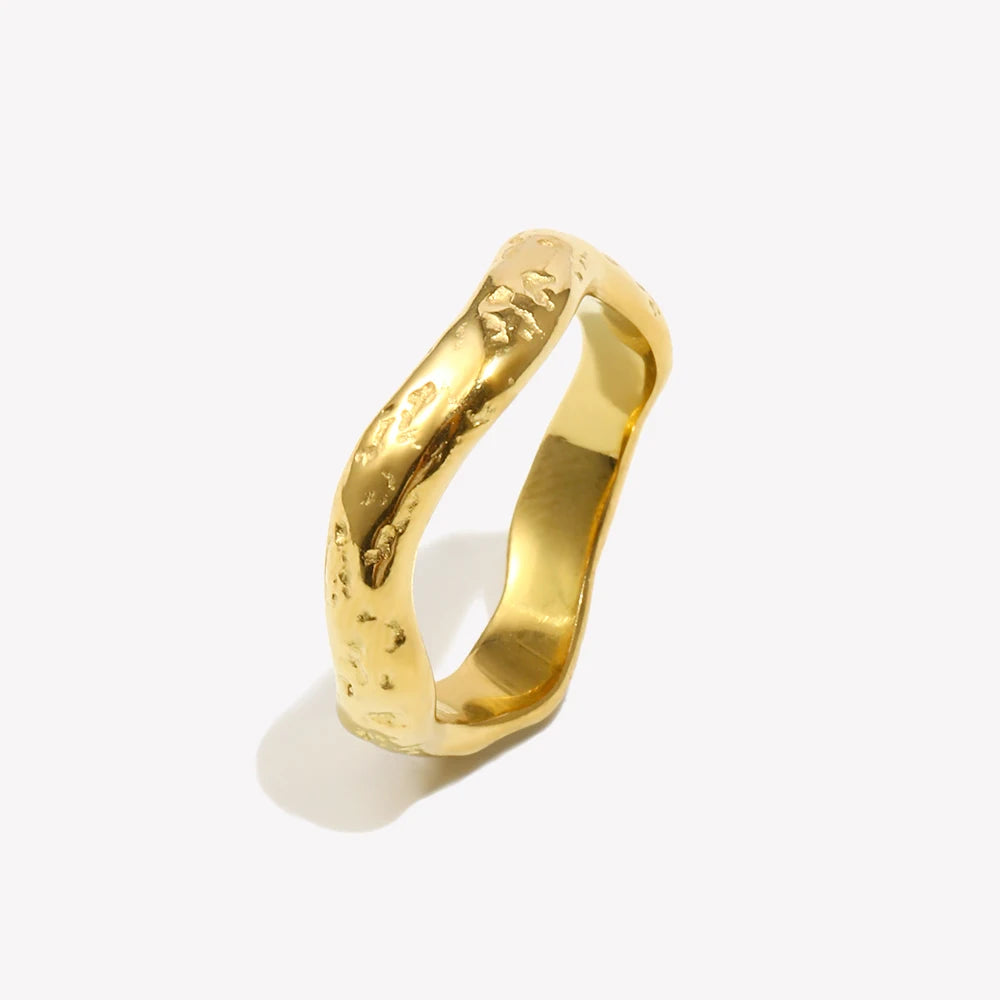 No.R002 Wave Classic Ring