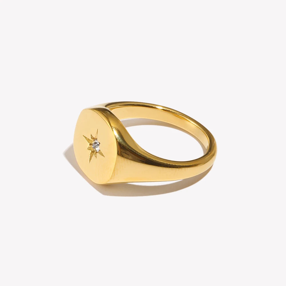 No.R003 Star Seal Ring Classic