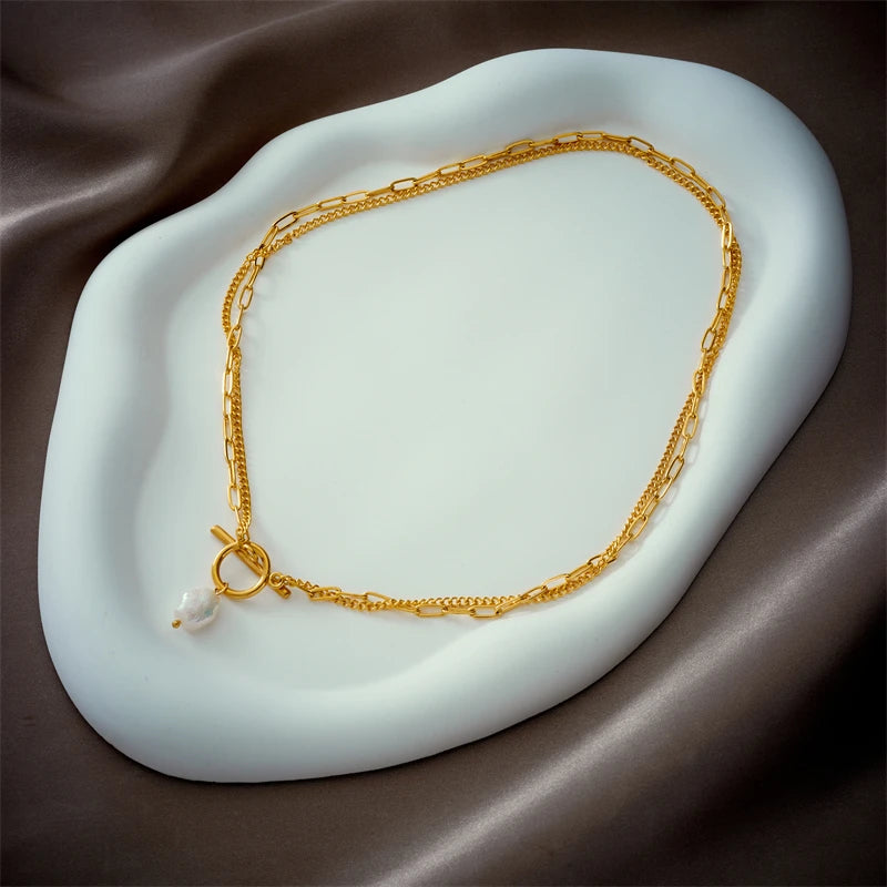 Grace Pearl Necklace N001