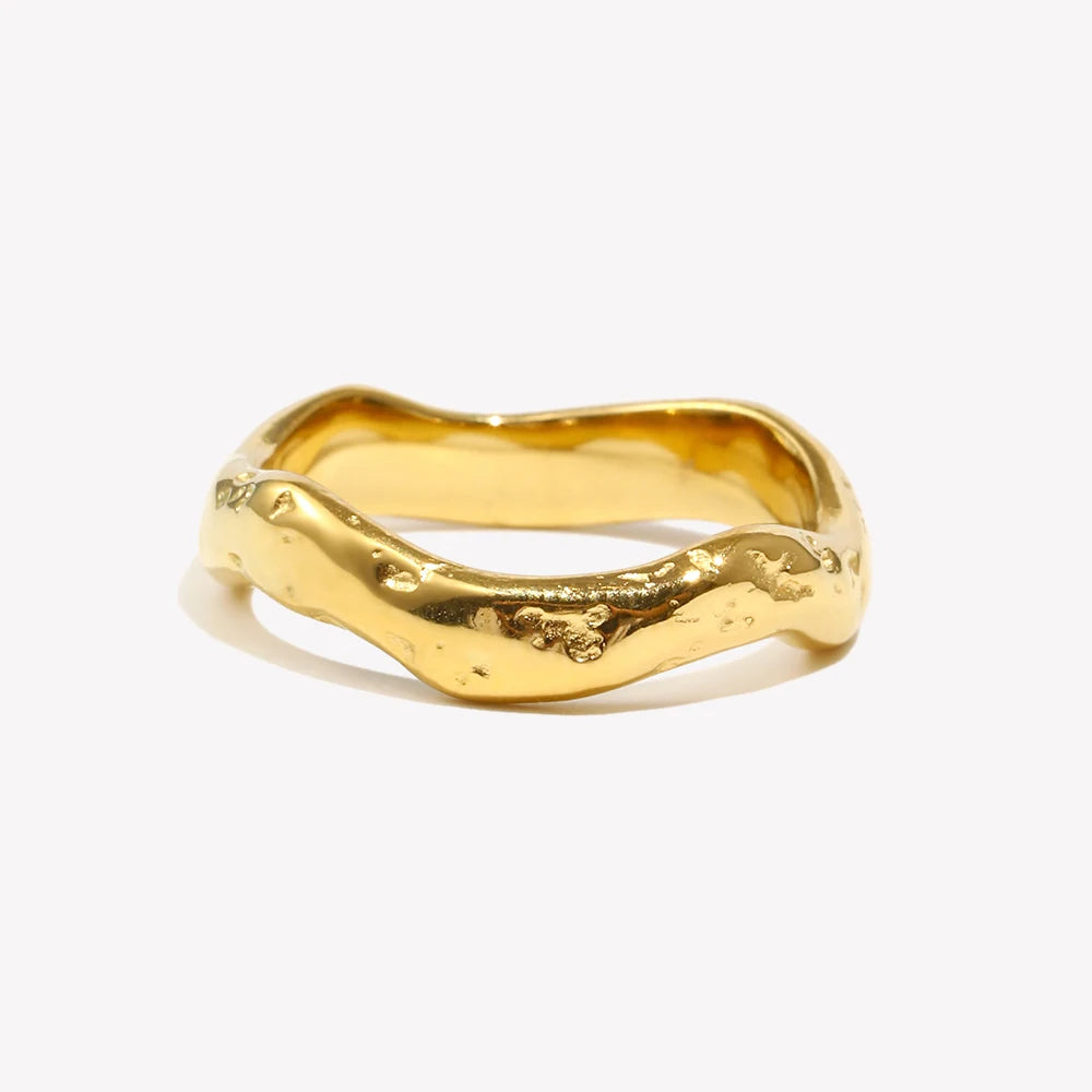 No.R002 Wave Classic Ring
