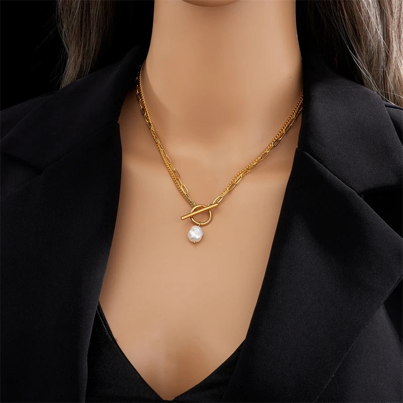 Grace Pearl Necklace N001