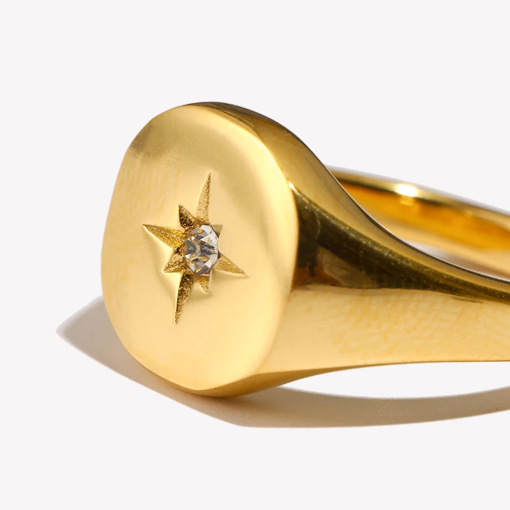 No.R003 Star Seal Ring Classic