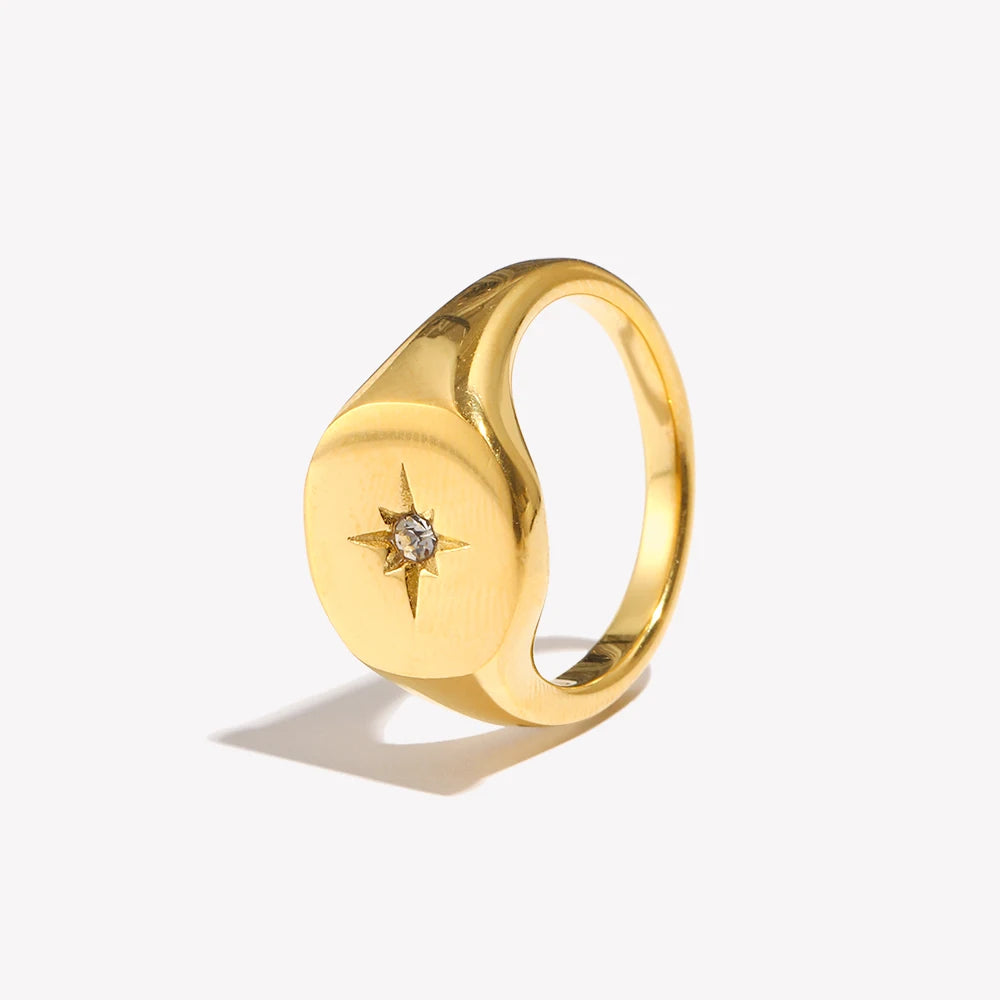 No.R003 Star Seal Ring Classic