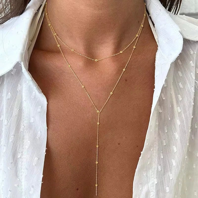 Lariat Necklace N001