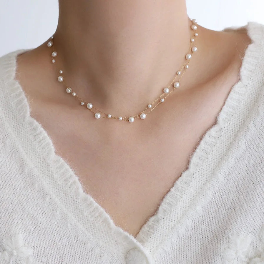 No.004 PEARL CHAIN NECKLACE
