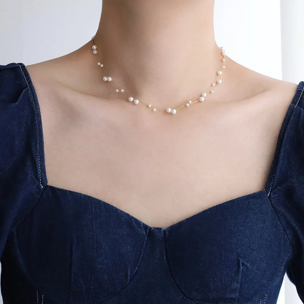 No.004 PEARL CHAIN NECKLACE